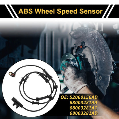 ABS Wheel Speed Sensor for Jeep Wrangler 2007-2017 Front Left & Right