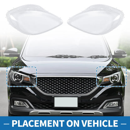 Car Front Left Right Headlight Lens Covers for Chevrolet Corvette C6 (2005-2013)