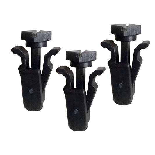 10 x Black Bumper Hood Grille Retainer Clips for Nissan