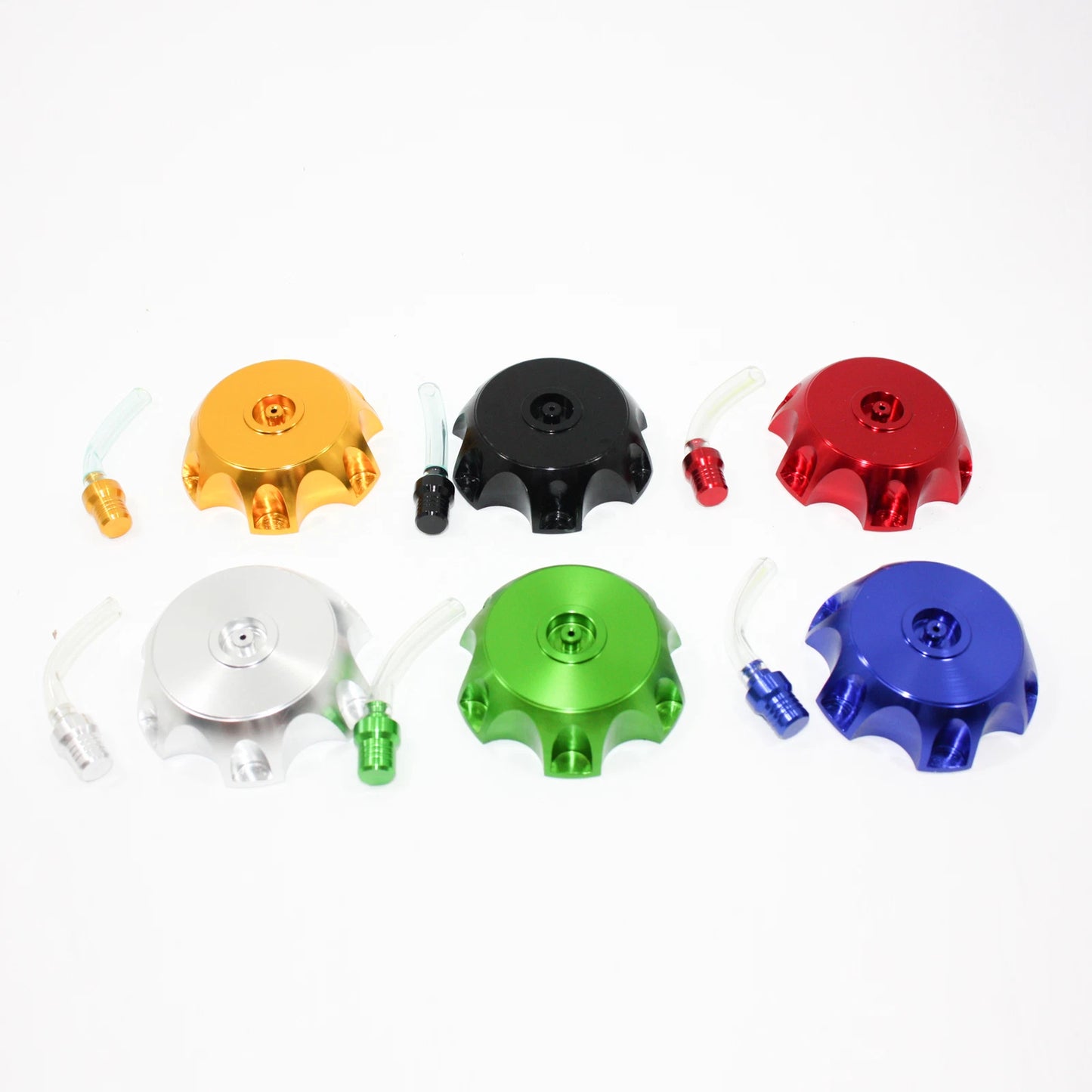 Alloy CNC Gas Fuel Tank Cap & Breather for 110cc 125cc 140cc Dirt Bike