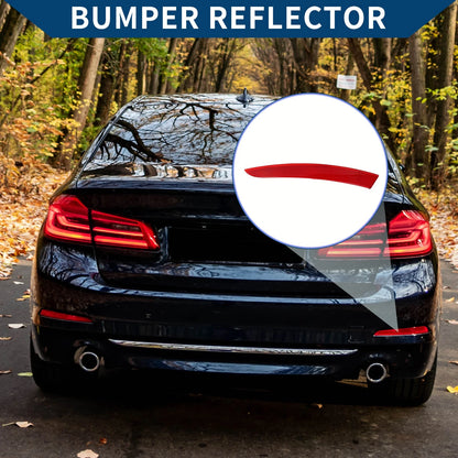 Bumper Reflector for BMW 535i GT 2014-2017 Red 1 x Rear Right