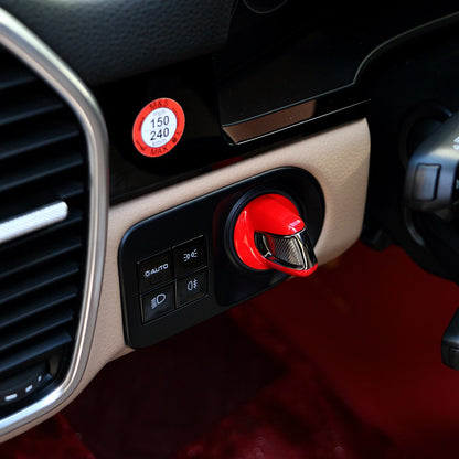 Bracket Key Decorative Cover Case for Porsche Cayenne (2018-2023)
