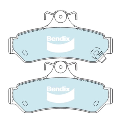 GCT Rear Disc Brake Pad Set for Toyota Aurion GSV40 (2006–2017)