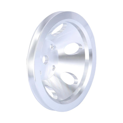 Long Water Pump Pulley 1-Groove 4-Hole for Chevy SBC 350