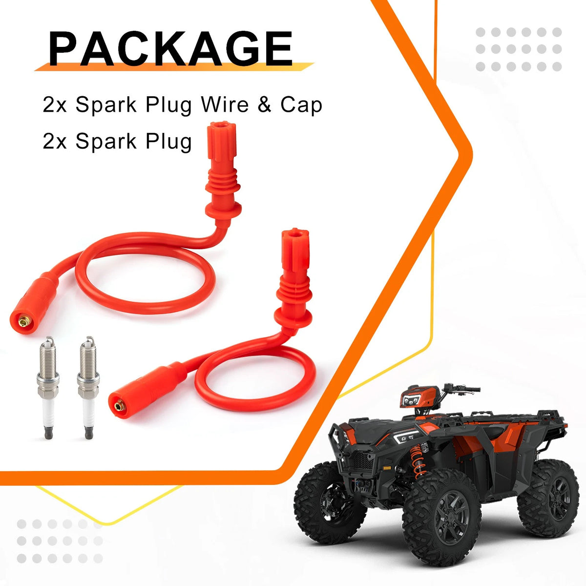 Spark Plug & Wire for Polaris Sportsman 1000 (2015–2024)