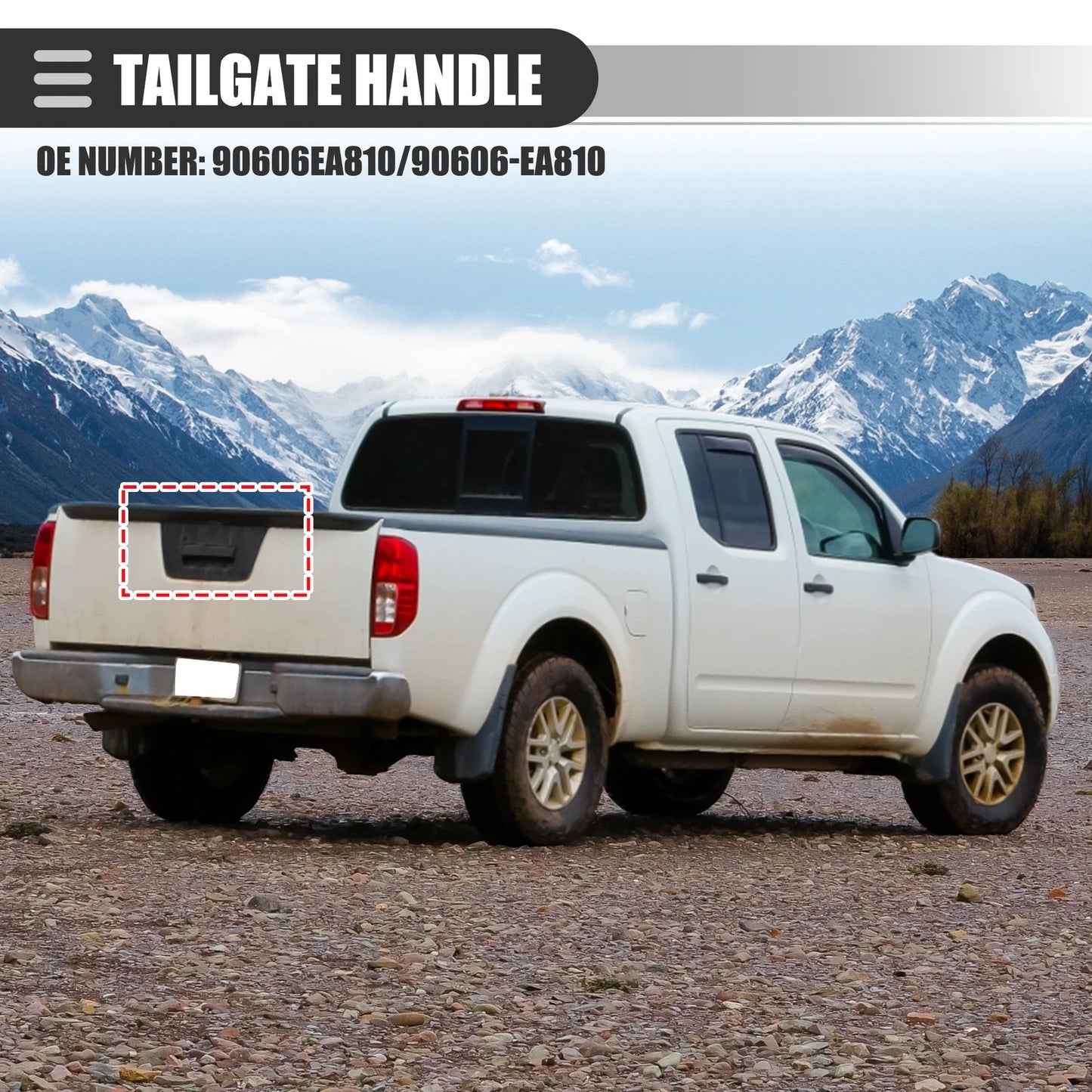 Exterior Tailgate Door Handle for Nissan Frontier (2005-2014)