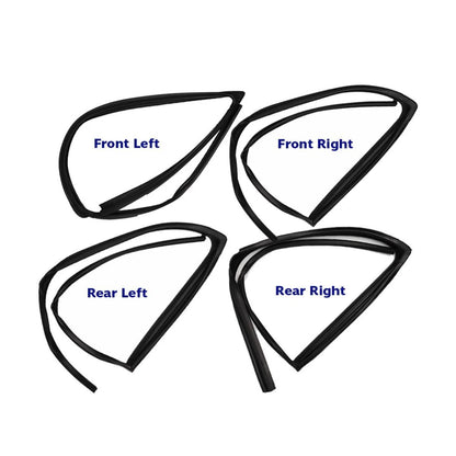 Glass Run Door Channel Front Rear Set 4 Fits Nissan Sunny Sentra B13 4D SED D05