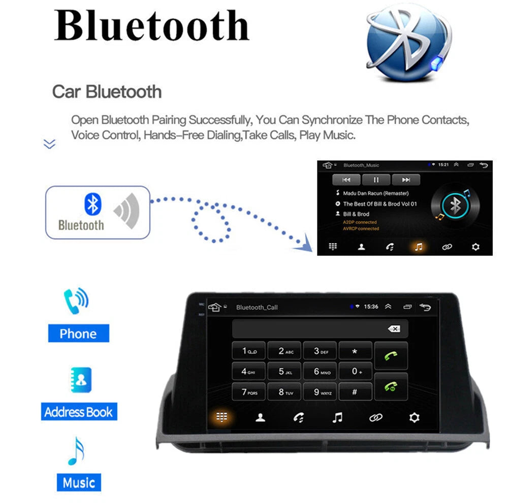 9" Android 12.0 Stereo Radio GPS Nav for 2002-2008 Mazda 6 (2002-2008)