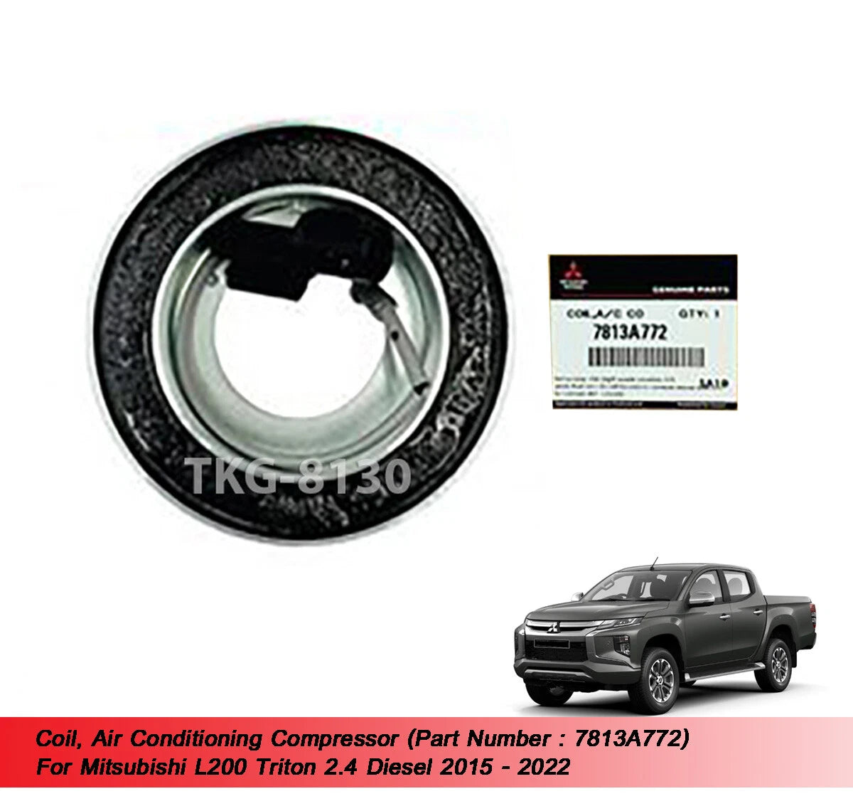 A/C Compressor for Mitsubishi L200 Triton 2.4 Diesel (2015-2022)
