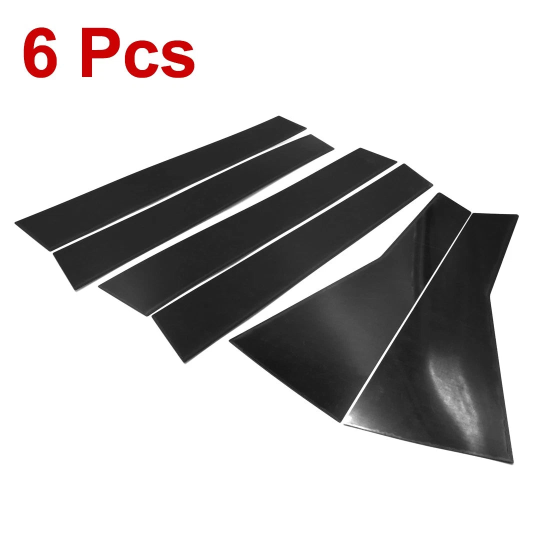 6 x Post Cover Trim Car Center Window Strips for Honda CR-V (2017-2018)