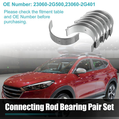 8 x Connecting Rod Bearings for Hyundai Santa Fe Tucson (2012-2018)