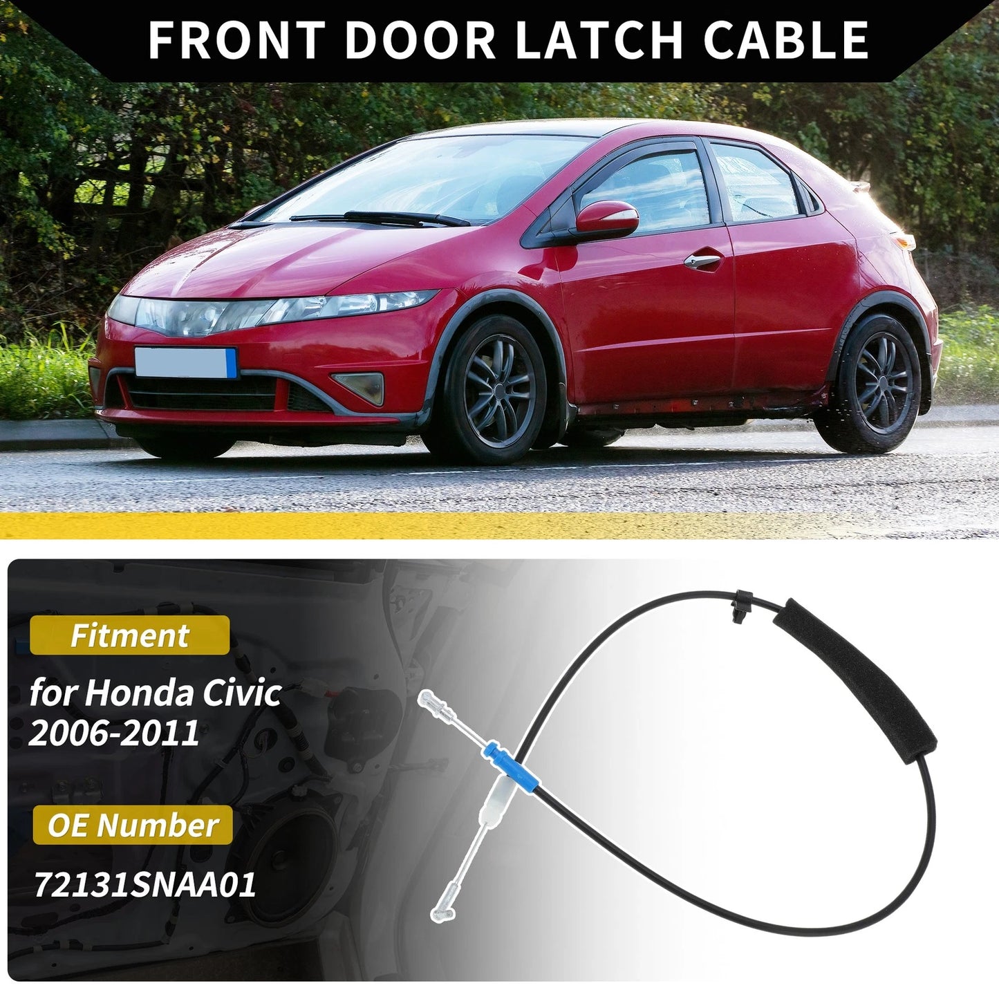 Front Door Handle Cable for Honda Civic (2006-2011)