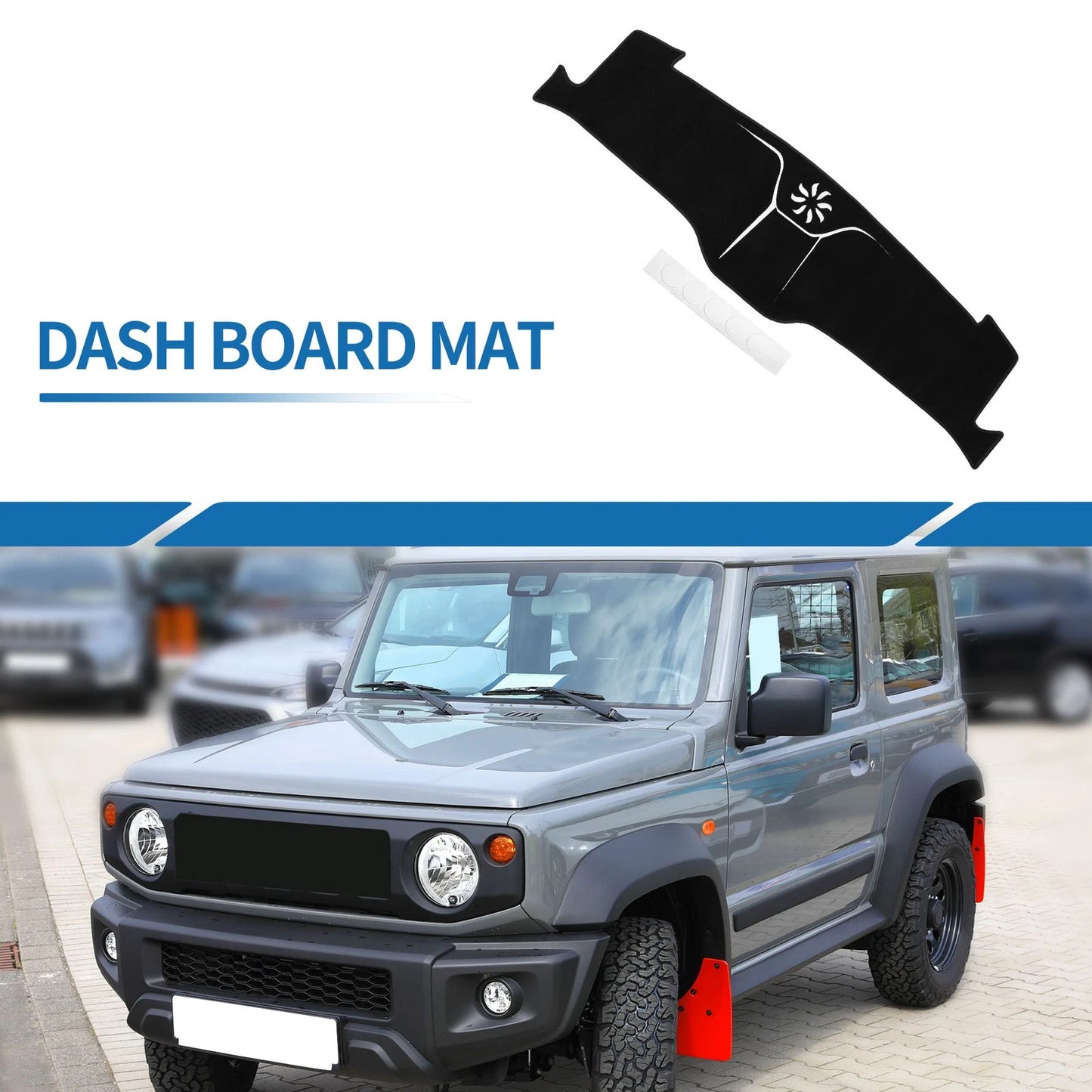 Dashboard Dash Cover Mat for Ford Mustang Mach-E Sun Protector Black