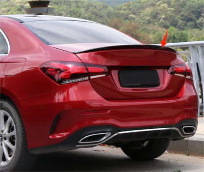 Rear Spoiler Wing Glossy Black for Mercedes-Benz A-Class V177 Sedan (2019-2022)