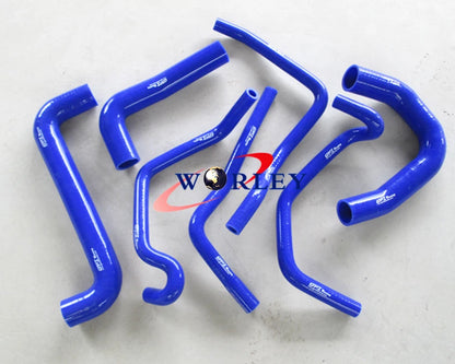 Aluminum Radiator + Black Hose for Holden Commodore VY V8 5.7 LS1 (2002-2004)
