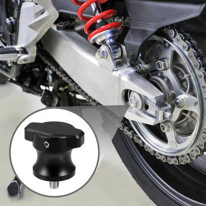 Swing Arm Stand Screw / 2 x 6mm Universal Motorcycle CNC Aluminum Alloy Black
