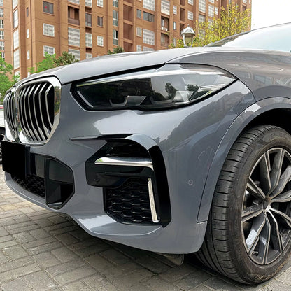 Gloss Black Fog Light Covers for BMW X5 G05 (2019-2022)