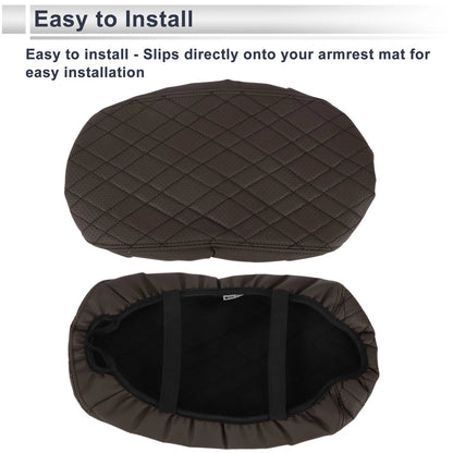 Center Console Cover Deep Brown for BMW X3 (2018-2024) 1 Pc