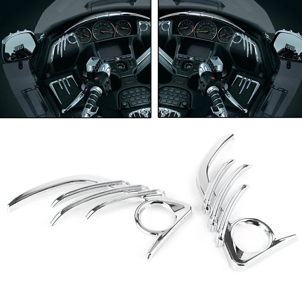 Chrome Front Speaker Trim for Honda GL1800 & F6B (2006-2017)