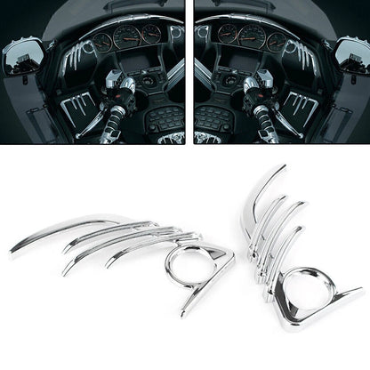Chrome Front Speaker Trim for Honda GL1800 & F6B (2006-2017)