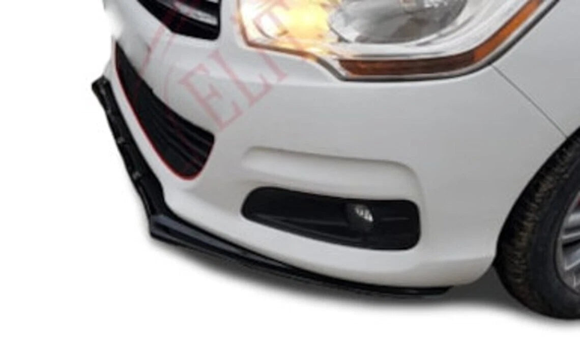 Front Bumper Lip Splitter Spoiler for Citroen C4 (2011-2018) 3 Pcs