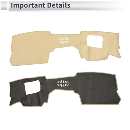 Dash Cover Mat for Mazda CX-30 20-24 HUD Sun Protector Pad Beige