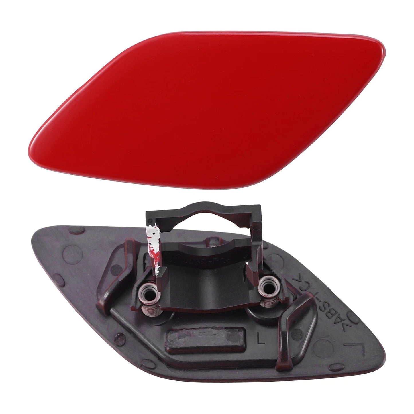 Front Left Bumper Headlight Washer Nozzle Cover Cap for BMW 328i Red