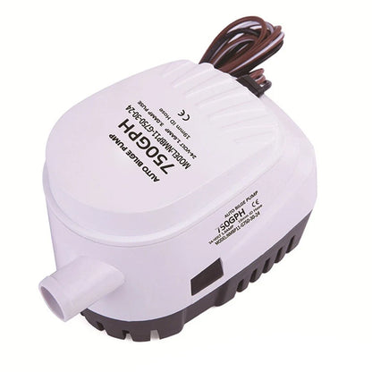 Bilge Pump 12V/24V 750GPH for Boat, Compatible with Various Models