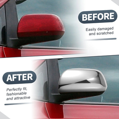 Pair Rearview Mirror Cover Overlay Chrome Plated for Toyota Sienna (2011–2020)