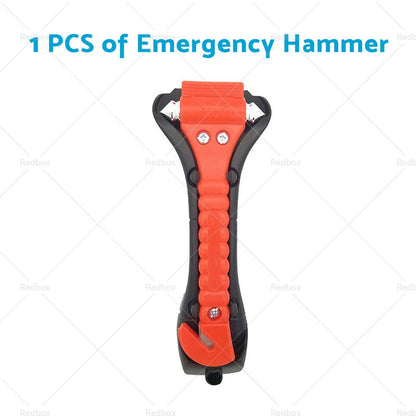 Emergency Hammer Window Glass Breaker & Seat Belt Cutter for Car Safety