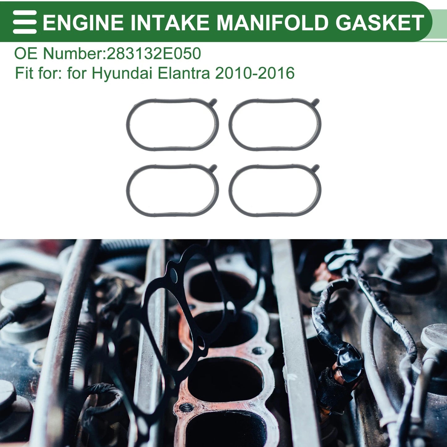Engine Intake Manifold Gasket for Hyundai Elantra (2010-2016)