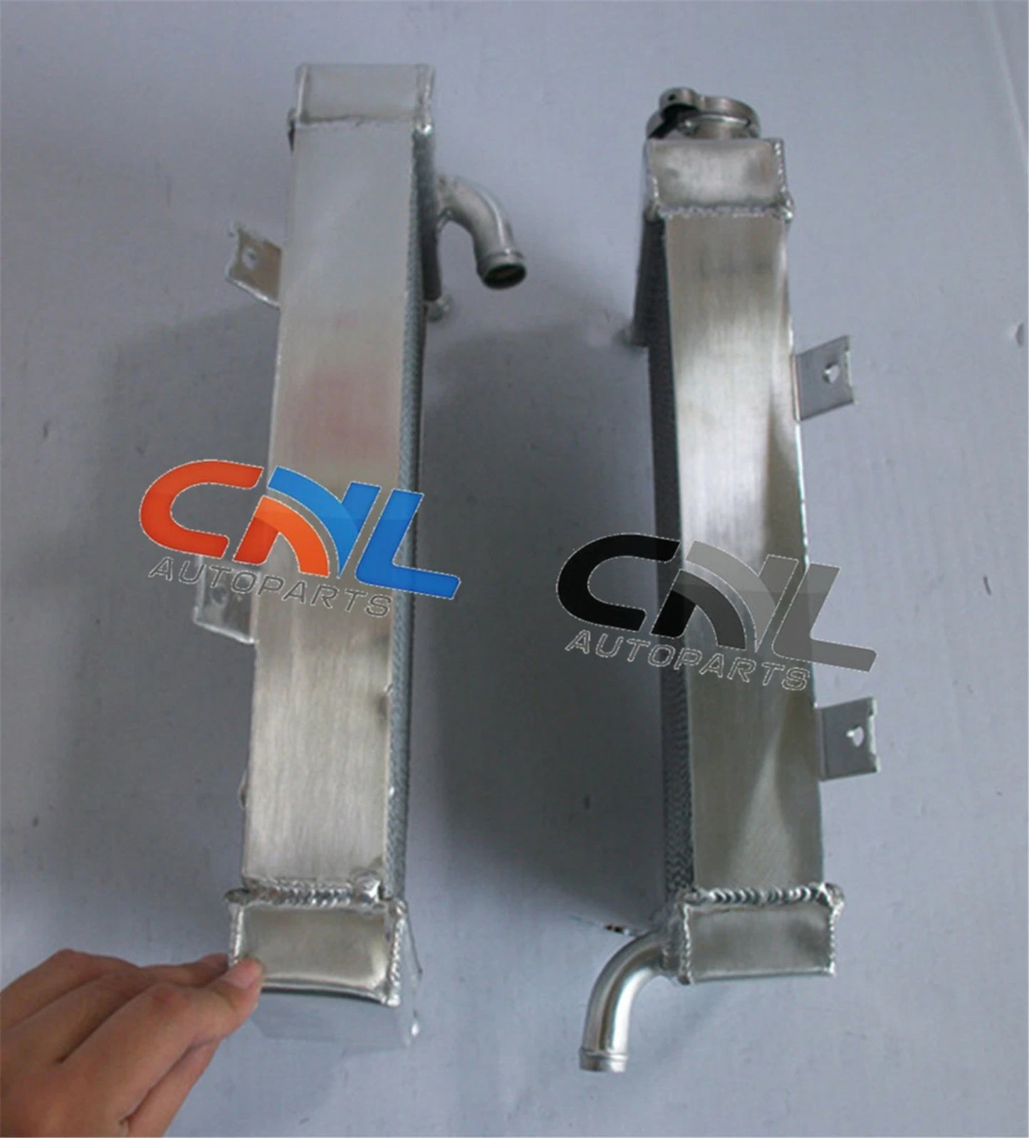 Aluminum Radiator & Blue Hoses for Honda CRF450X (2005-2016)