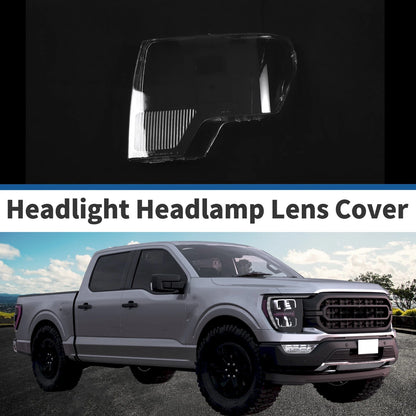 Car Front Left Headlight Lens Cover for Ford F-150 (2009-2014)