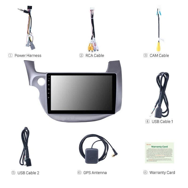 10.1" Android 8.1 GPS Radio Stereo for Honda Accord (2007-2013)