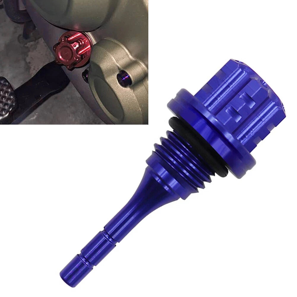 Blue Engine Crankcase Oil Dipstick Plug Level Gauge for GY6 BWS 125CC