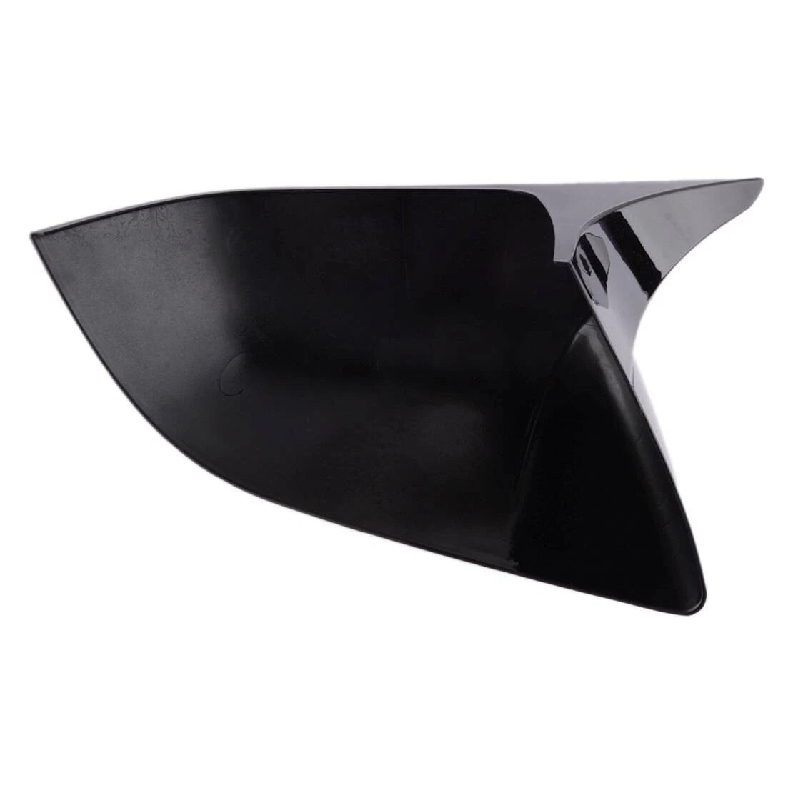 Black Horn Side Rearview Mirror Cover Trim for Tesla Model 3 (2017-2023)