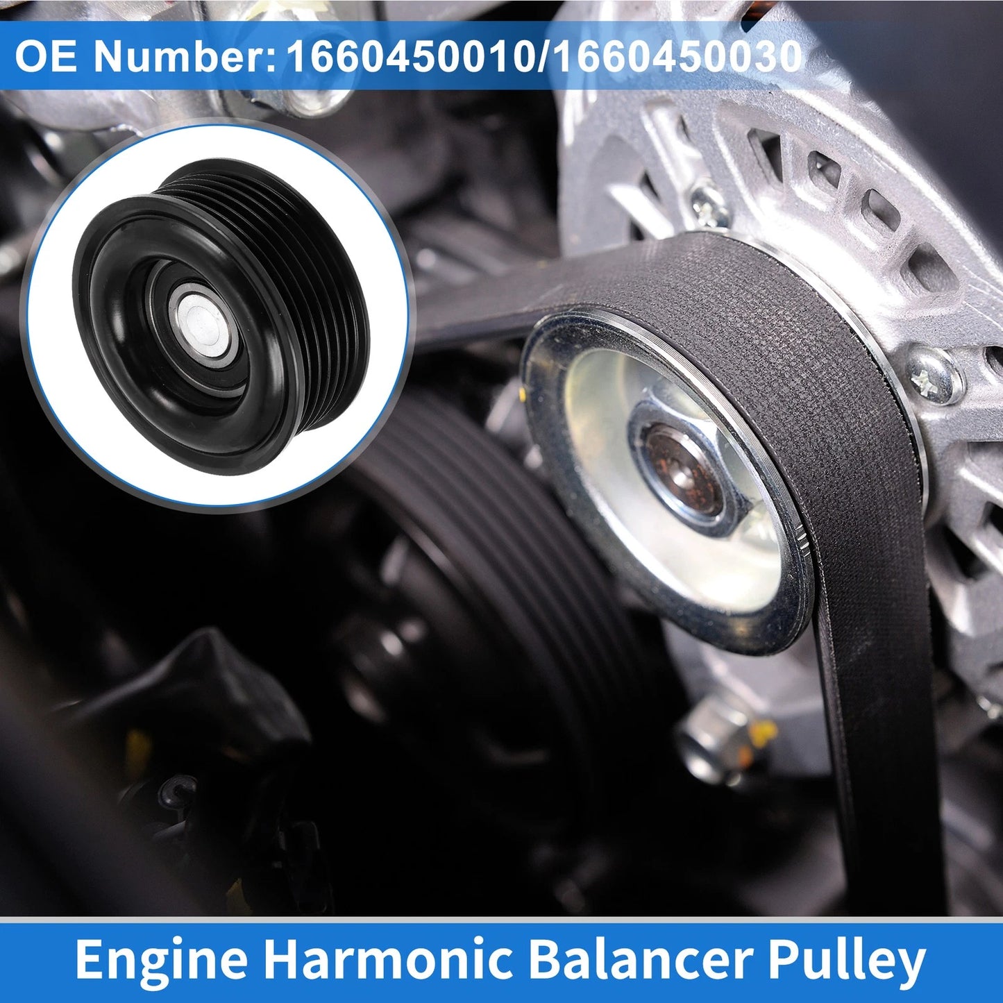 Drive Belt Idler Pulley 1Pc for Toyota Tundra (2000–2009)