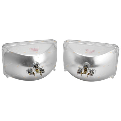 2 x Sealed Beams 6x4 Square 40/60W 12V for Landcruiser 80 Series (1990–1998)