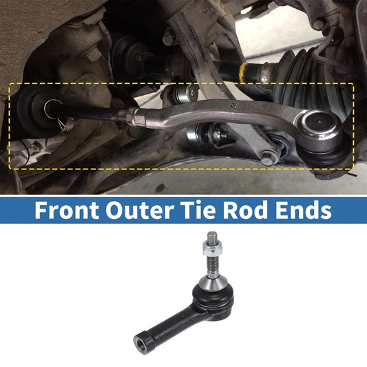 2 x Front Outer Tie Rod End Links for Ford Explorer, Ford Flex (2006-2019)