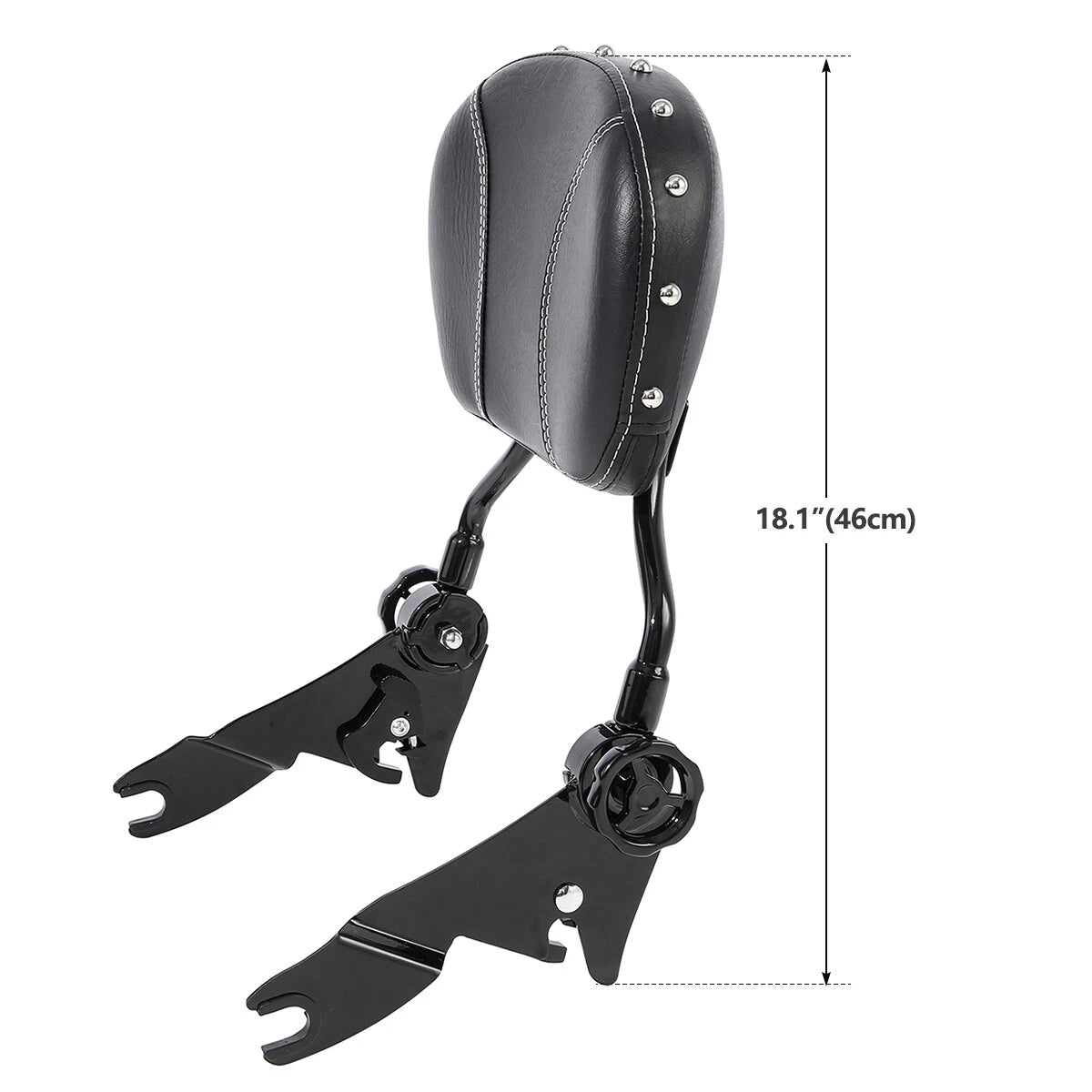 Passenger Backrest Sissy Bar for Harley Street Glide (2009-2024) Black