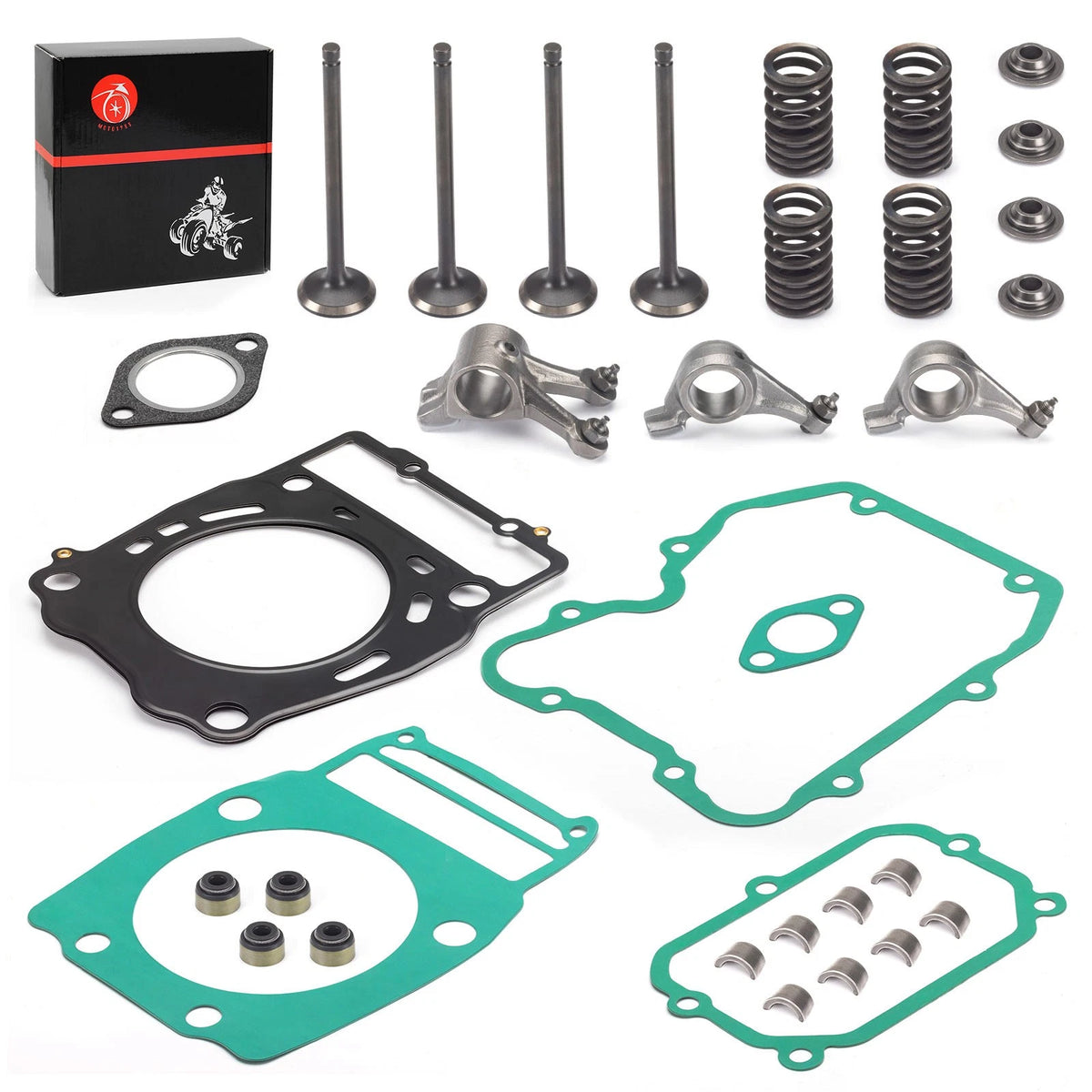 Rocker Arm w/ Cylinder Head Valve Gasket Kit for Polaris Ranger (2000–2010)