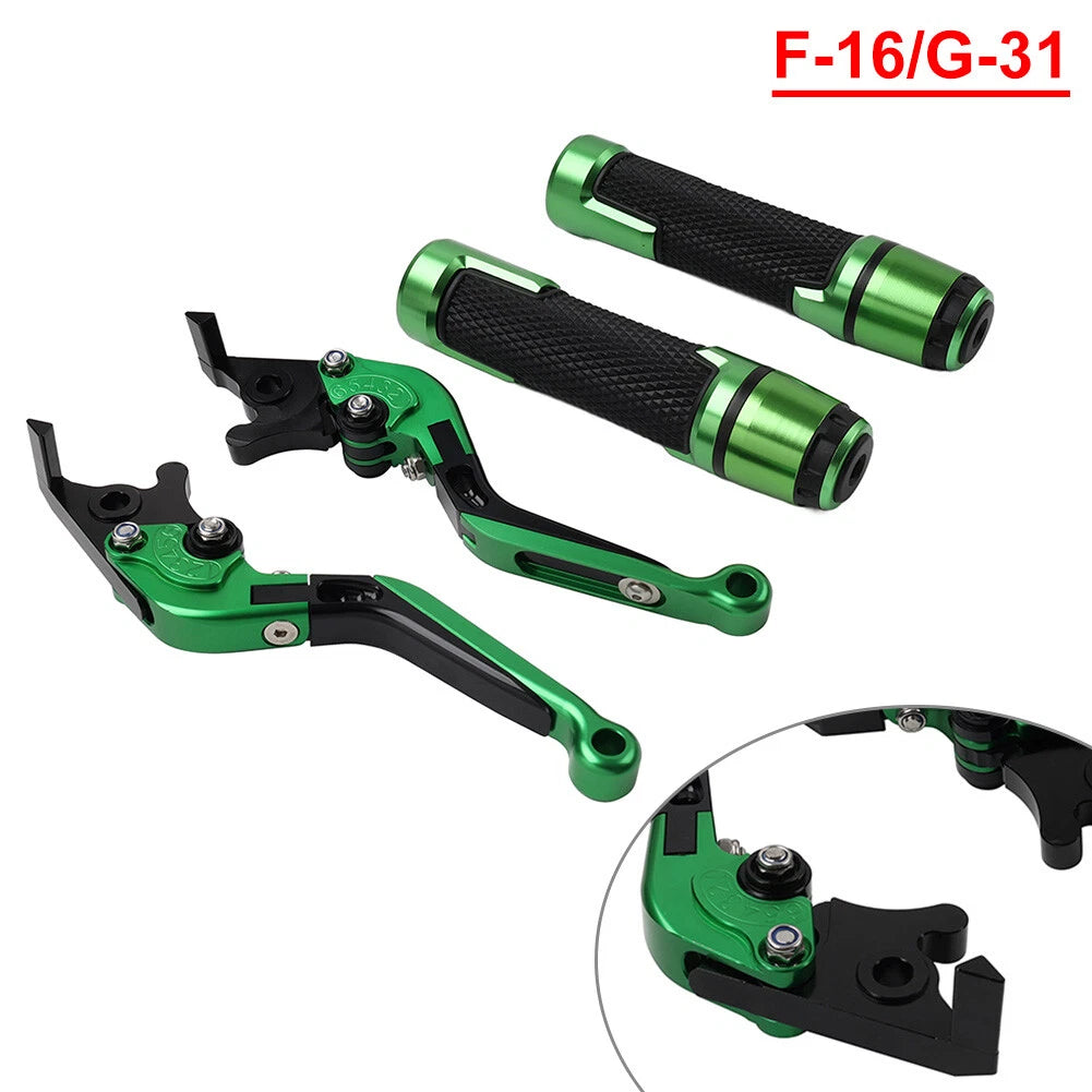 Extendable Brake Clutch Levers & Handlebar Grips for BMW G310R G310GS (2017-2023)