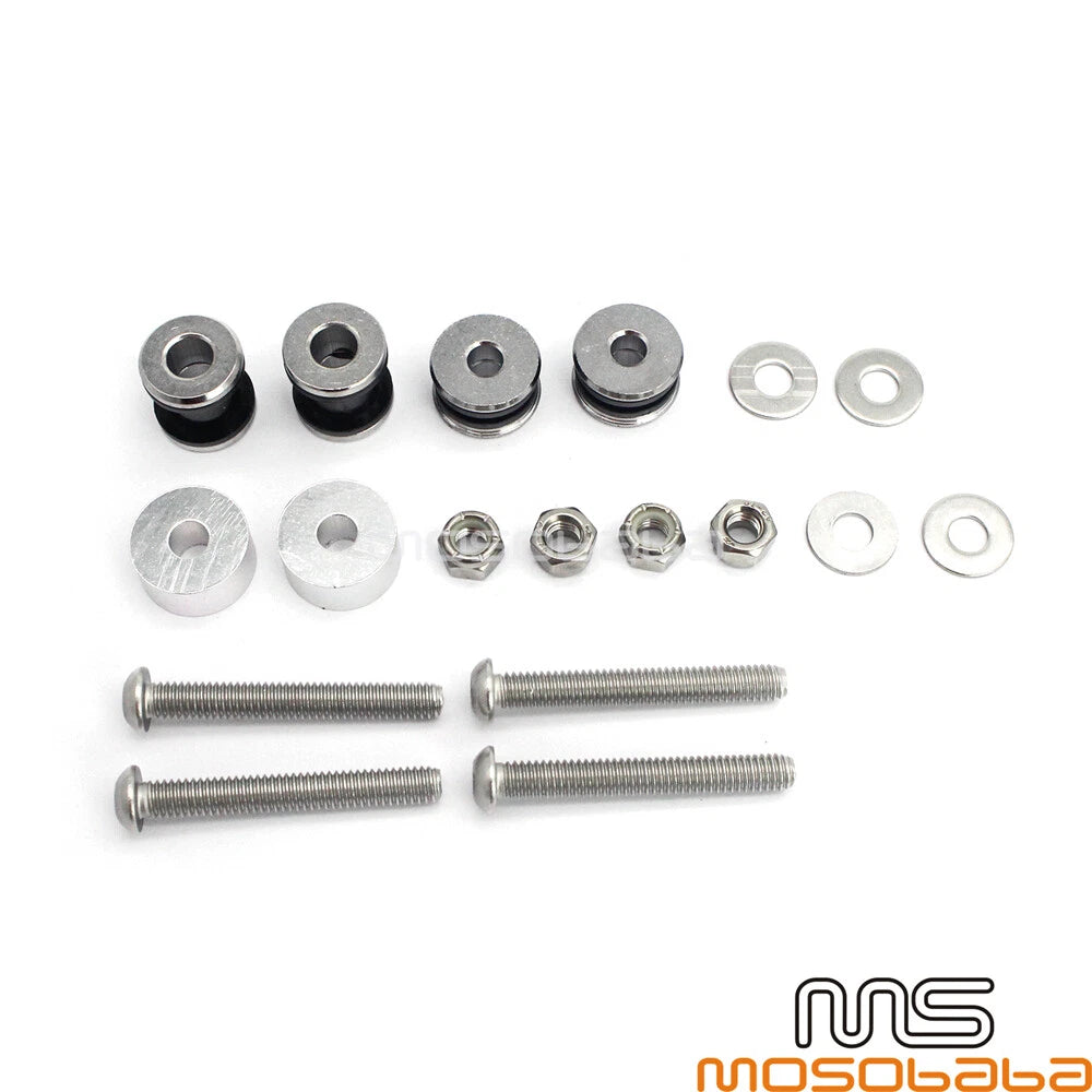 Detachable Sissy Bar Docking Hardware for Harley FLSTC FXSTSB FXSTS FXSTC FLSTF (2005-2017)
