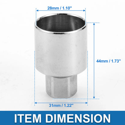 O Wheel Lock Lugnut Anti-theft Key Socket for Land Rover