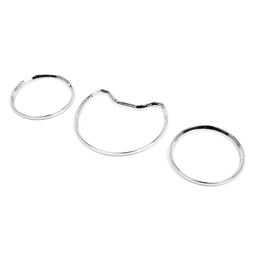 Speedometer Gauge Dial Rings Bezel Trim for Mercedes Benz C E CLK Class (2003-2009)