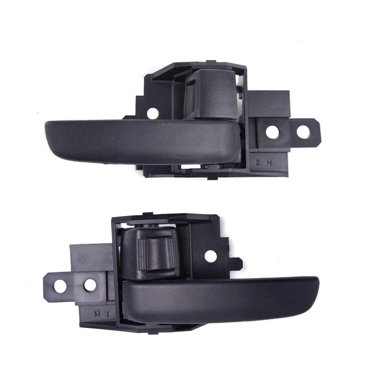Interior Door Handle Black Pair Fits Mitsubishi Mirage 5D Hatchback 2012-18 D06