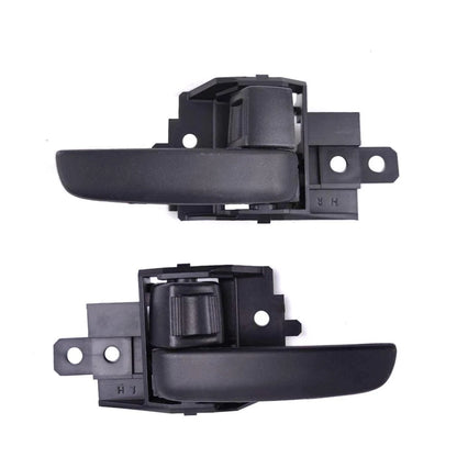 Interior Door Handle Black Pair Fits Mitsubishi Mirage 5D Hatchback 2012-18 D06
