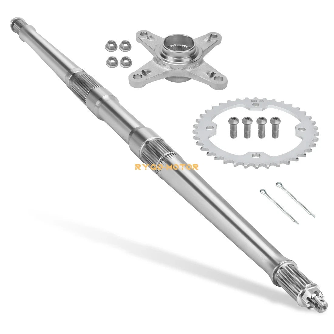 Rear Axle Shaft with Sprocket Hub for Yamaha YFZ450 (2004–2005)