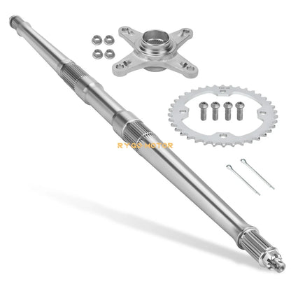 Rear Axle Shaft with Sprocket Hub for Yamaha YFZ450 (2004–2005)