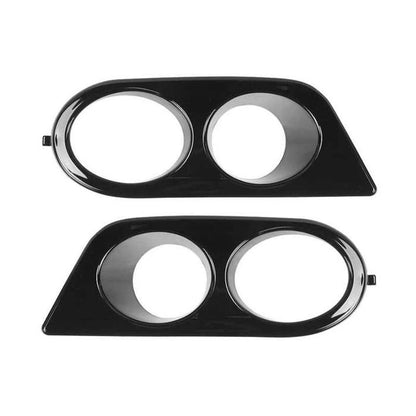 Gloss Black Front Bumper Fog Light Covers for 2001-2006 BMW E46 M3 (2001-2006)